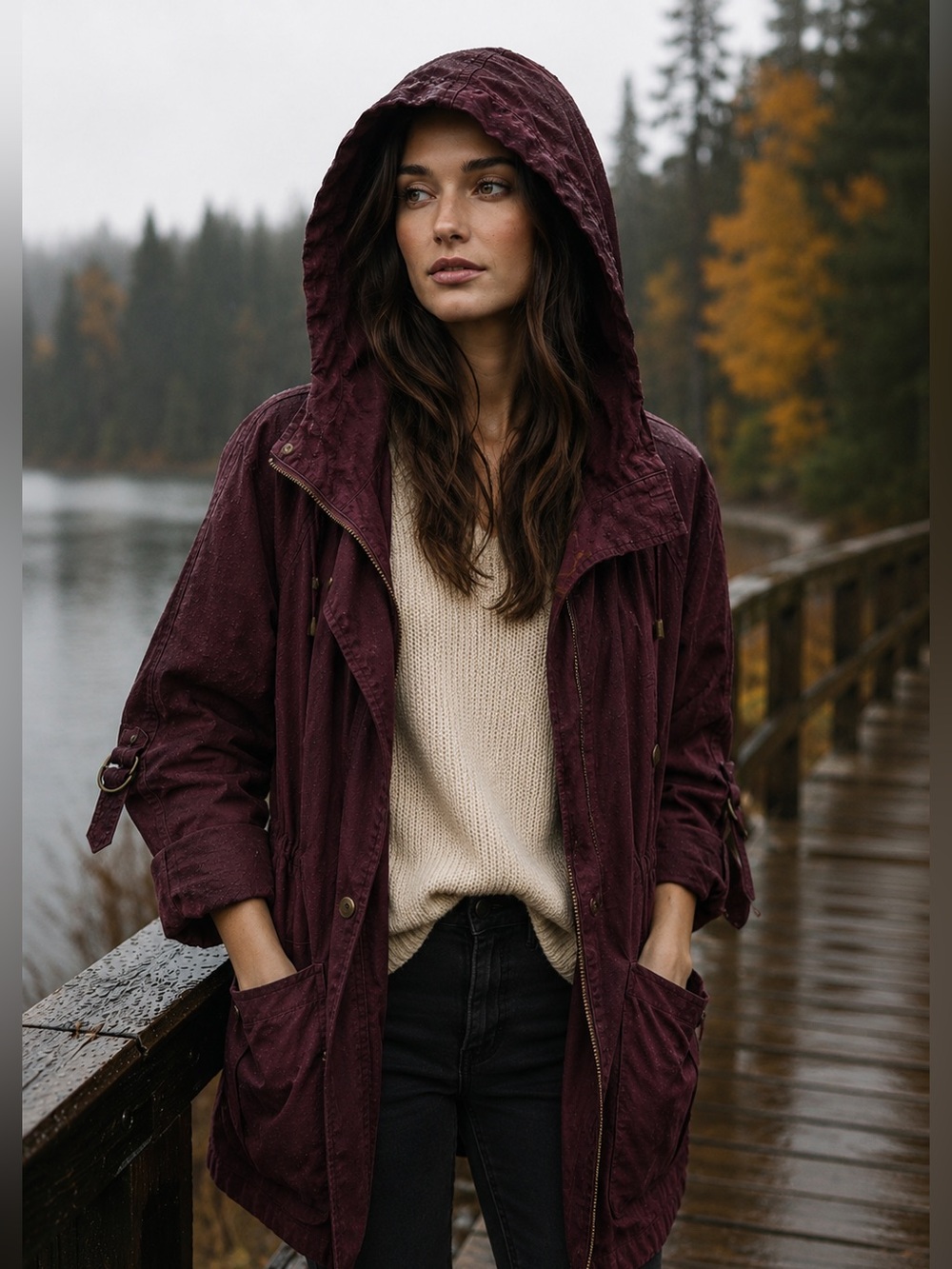 Willow & Clay Hooded Utility Anorak - Picture 1 of 10